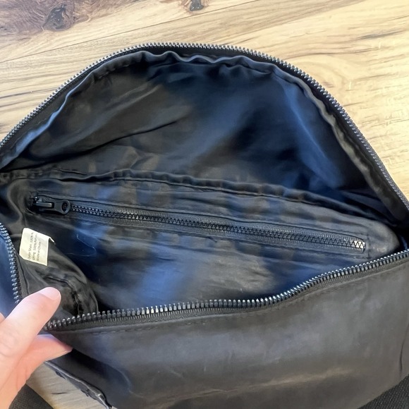 BEIS The Sport Pack Fanny Pack Black Belt Bag Crossbody Purse Hiking Patch - Picture 8 of 10